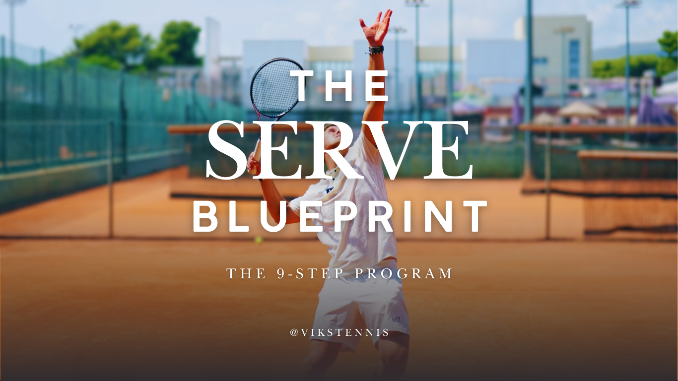 The Tennis Serve Blueprint cover